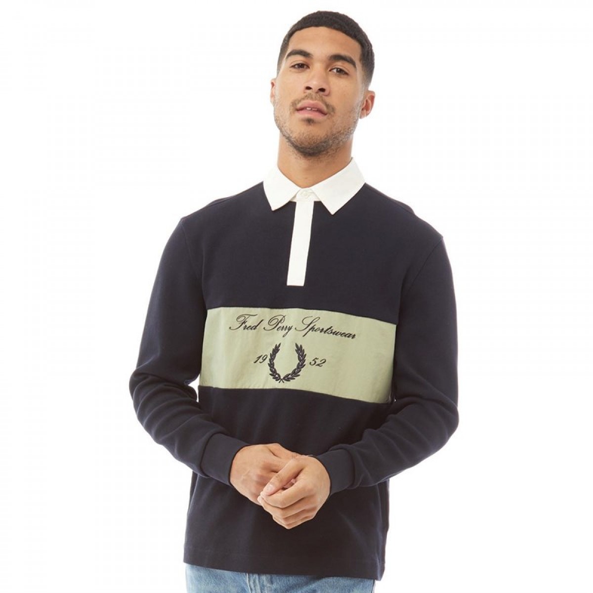 

Лонгслив Fred Perry Embroidered Panel Shirt Navy Navy,  (44, Лонгслив Fred Perry Embroidered Panel Shirt Navy Navy, S (44)