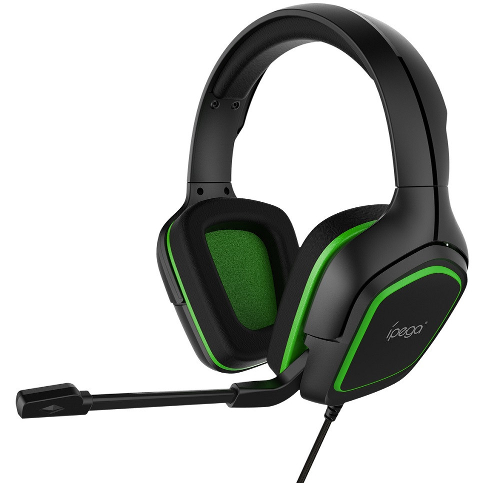 

Наушники игровые iPega Gaming PG-R006G Черно-зеленые (gr_017185)