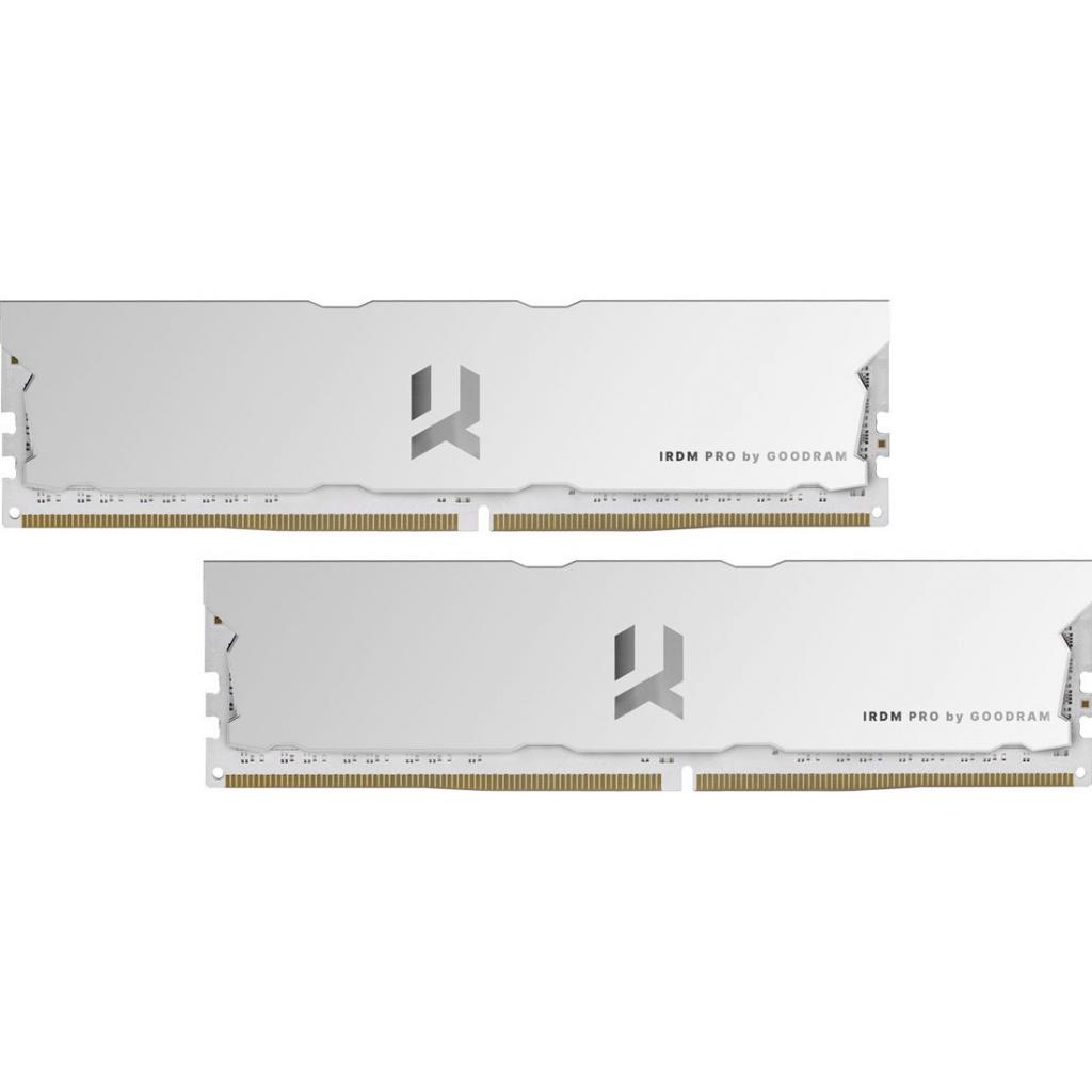 

Модуль памяти для компьютера DDR4 16GB (2x8GB) 3600 MHz IRDM PRO White Goodram (IRP-W3600D4V64L17S/16GDC)