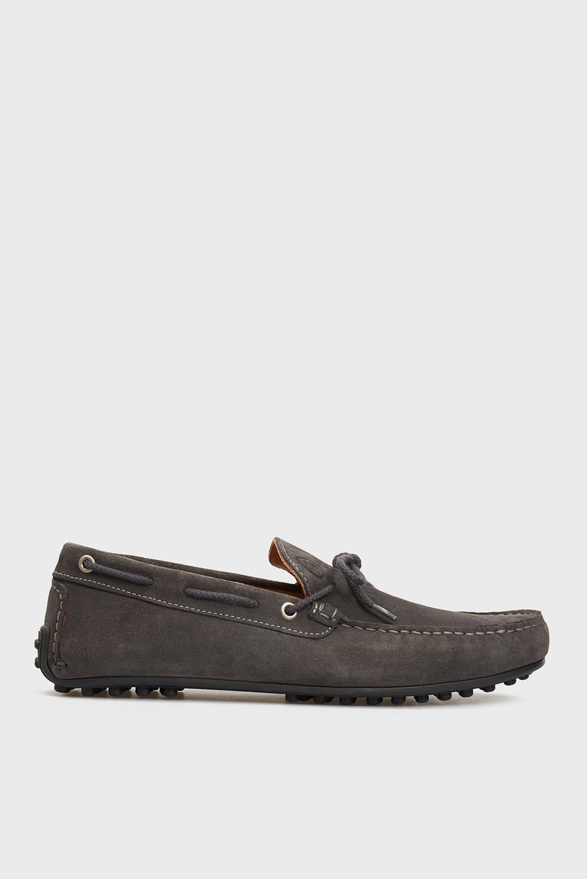 

Мужские серые замшевые мокасины DRIVER SUEDE LACCI Trussardi 41 2P000196/77A00361