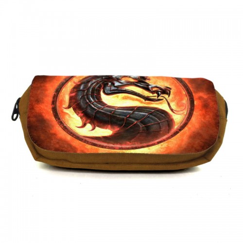 

Школьный пенал Мортал Комбат органайзер универсальный (Mortal Combat-008-orange) оранжевый