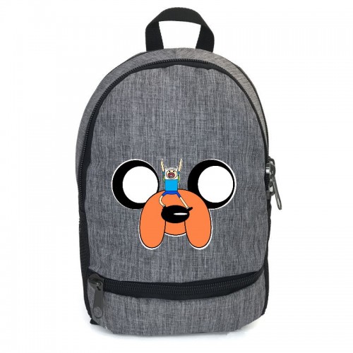 

Рюкзак Время Приключений подростковый (Adventure time 0010-gray) серый