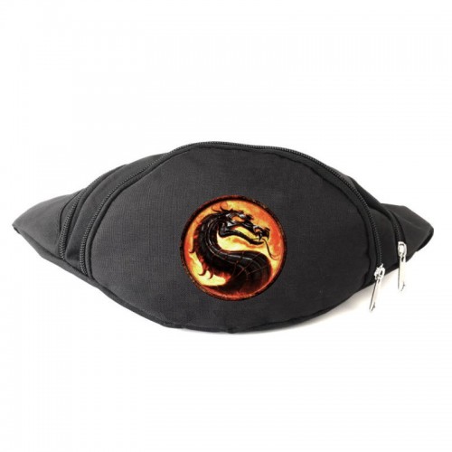 

Сумка Бананка Мортал Комбат на пояс (Mortal Combat 002-black) черный
