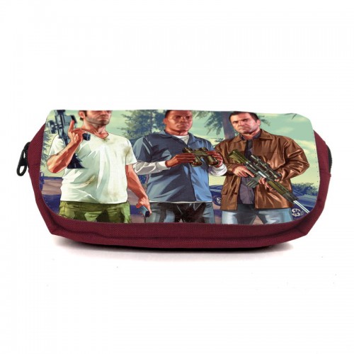 

Школьный пенал GTA органайзер универсальный (gta-007-red) красный