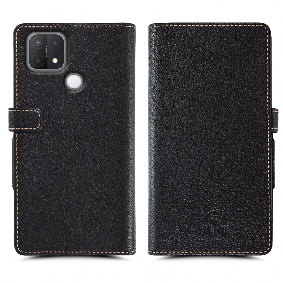 

Чехол книжка Stenk Wallet для OPPO A15s Черный