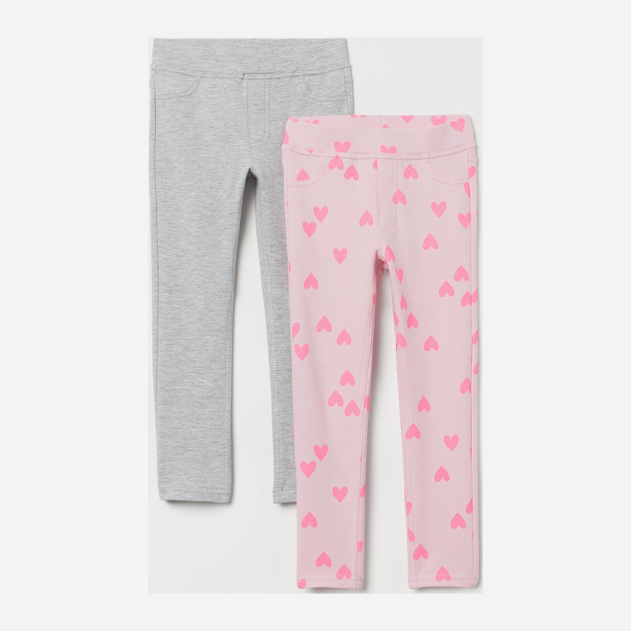 

Лосины H&M HOM92036 98 см 2 шт Серый/Розовый