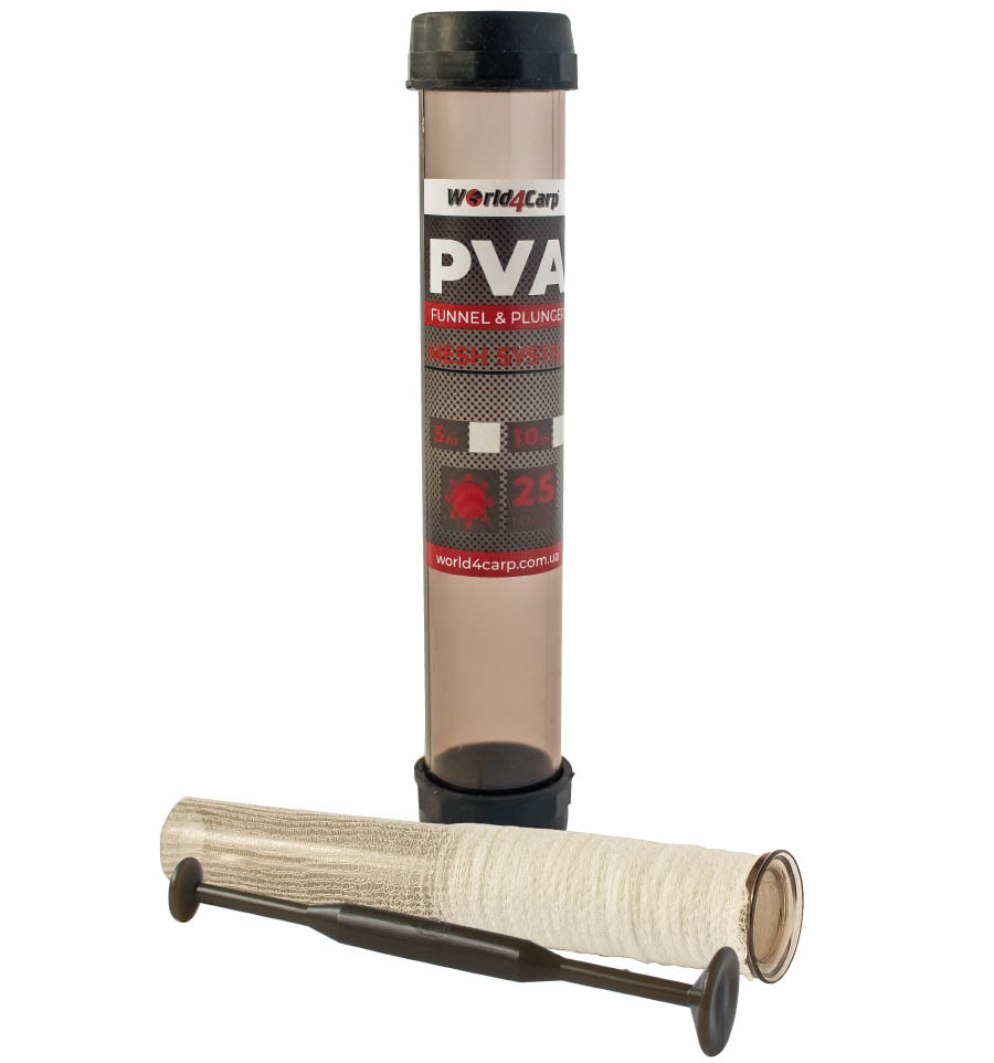 

ПВА система с плунжером в тубусе + 10 м. сетка 25 мм. World4Carp PVA System