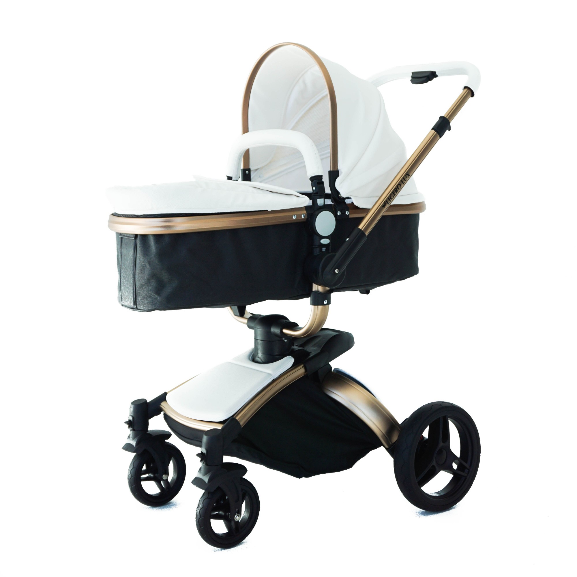 

Коляска 2 в 1 Ligero Lux Колір White Білий