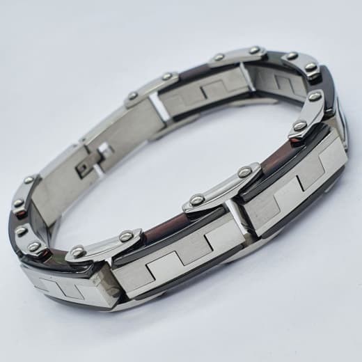 

Браслет мужской Steel Evolution "Kapteyn" из медицинской стали с PVD напылением BS 671