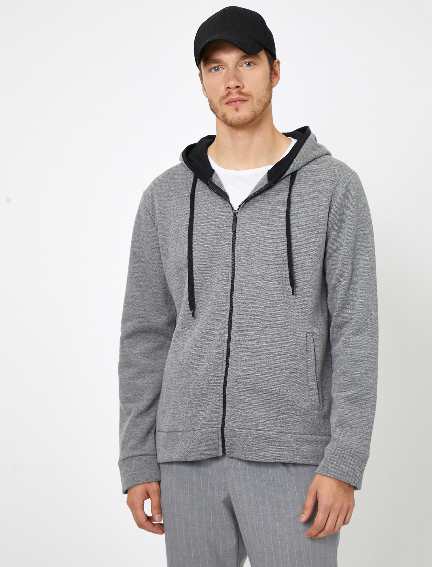 

Толстовка Koton 0KAM71089LK-023 S Grey
