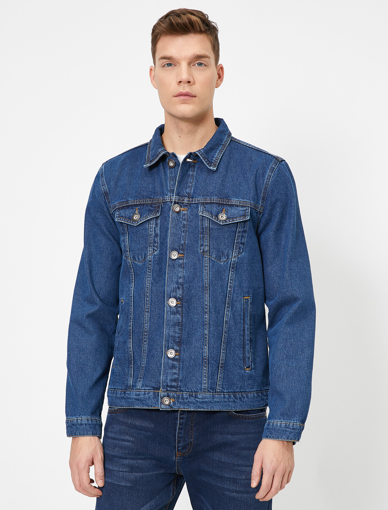 

Джинсовая куртка Koton 0YAM53000LD-741 S Indigo