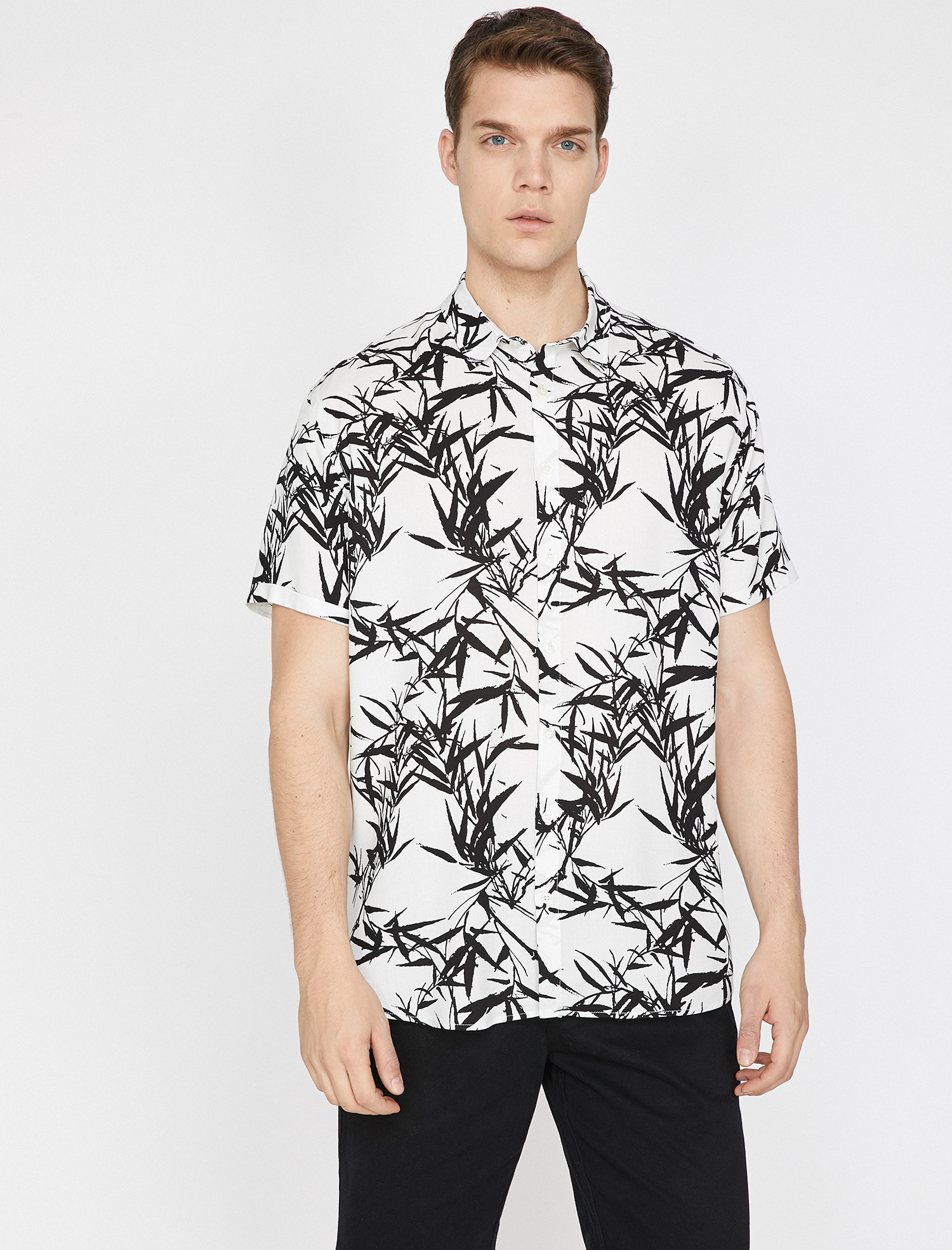 

Рубашка Koton 9YAM64729OW-C55 XL White Design