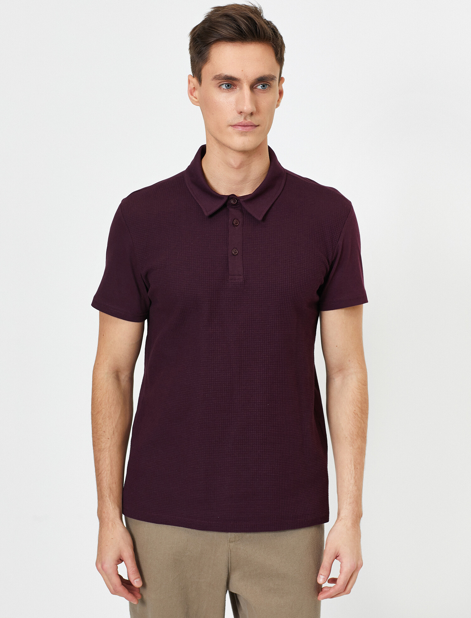 

Поло Koton 0YAM12003OK-335 M Aubergine