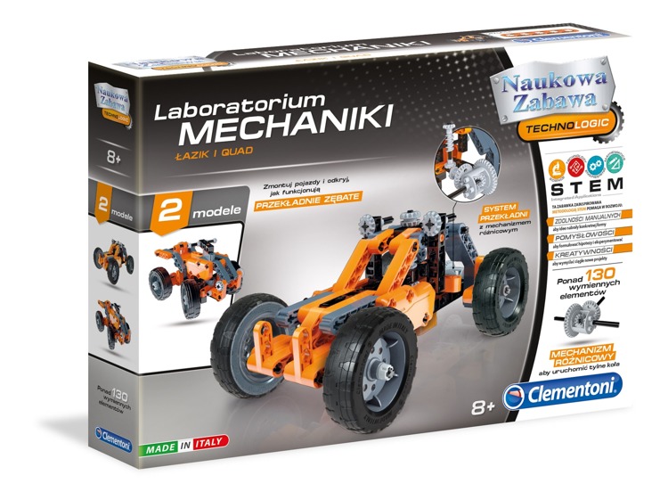 

Лаборатория Механики Clementoni Jeep + Quad (60954)