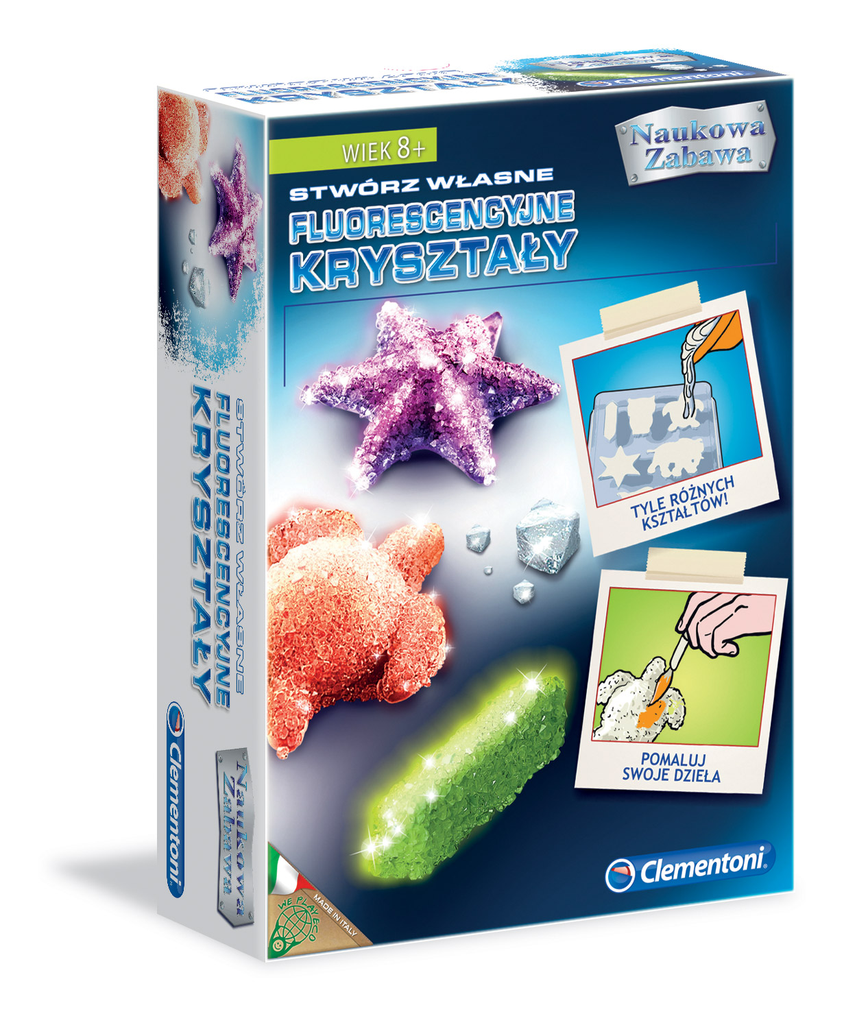 

Набор научно-игровой CLEMENTONI Создай Флуоресцентные кристаллы (60584)
