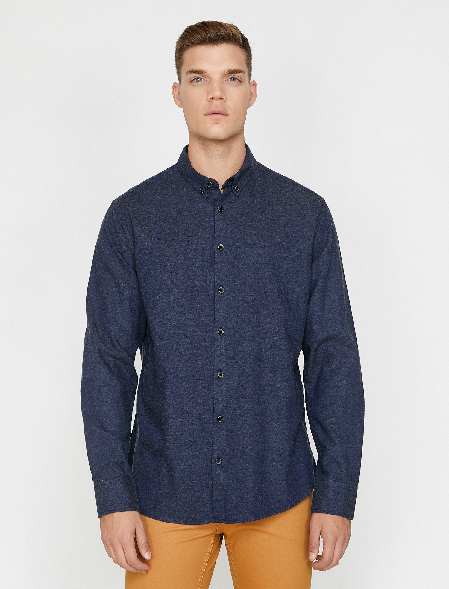 

Рубашка Koton 0KAM64021OW-740 S Indigo
