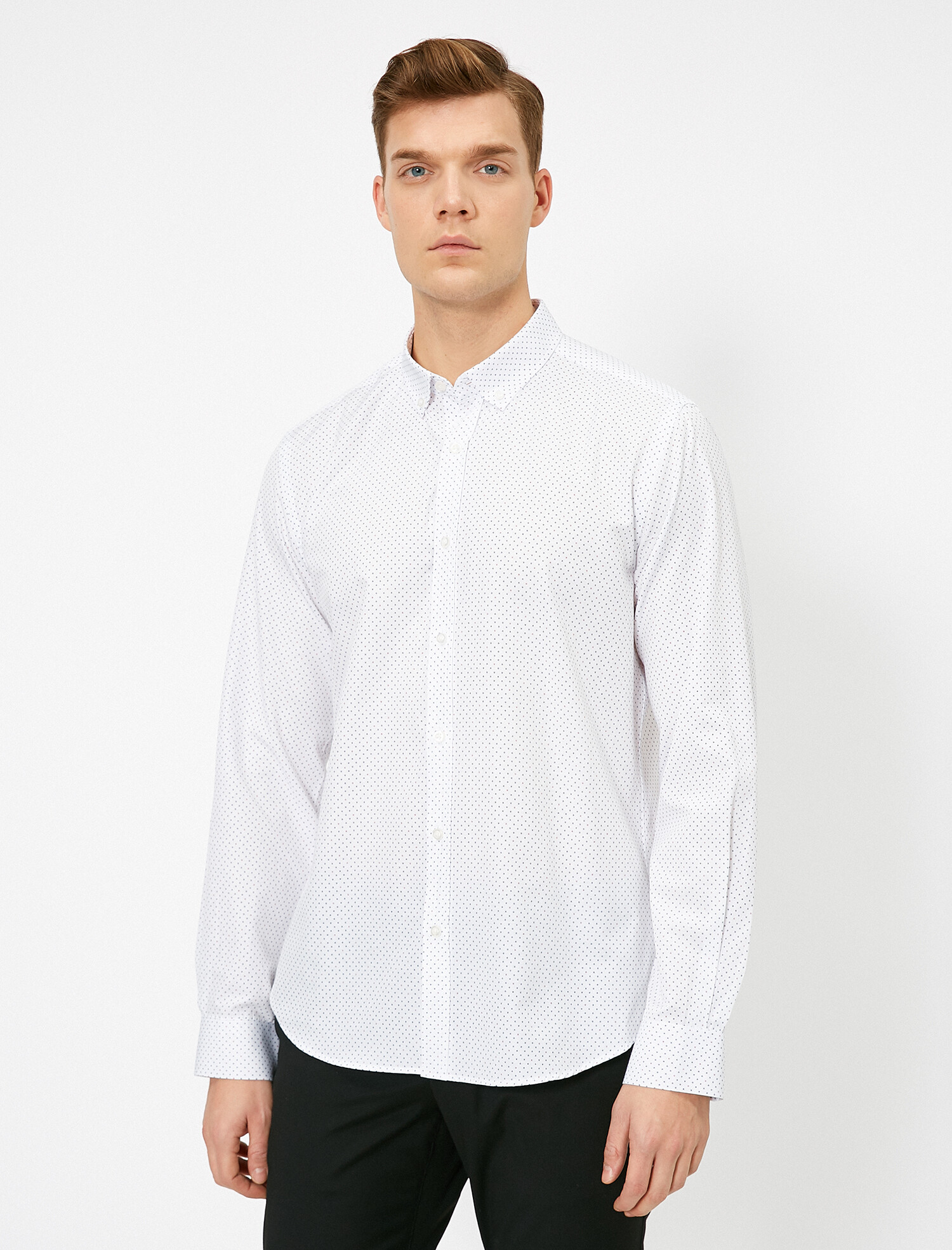 

Рубашка Koton 0YAM69006NW-05U XL White Design