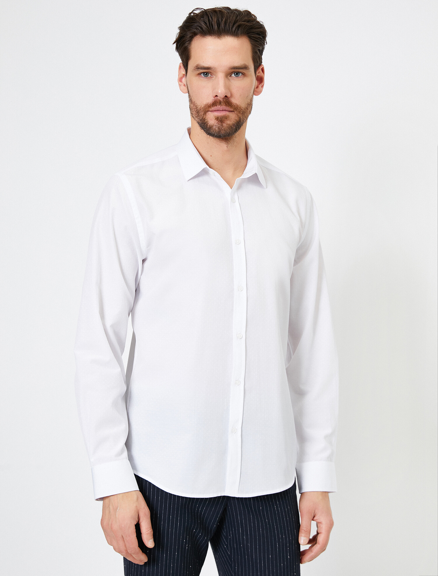 

Рубашка Koton 0YAM69213NW-000 XL White