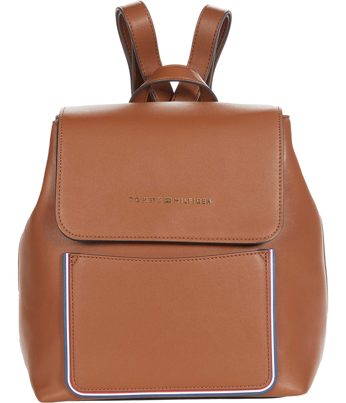 

Рюкзак Tommy Hilfiger Liliana Flap - Smooth Grain Cognac, Универсальный