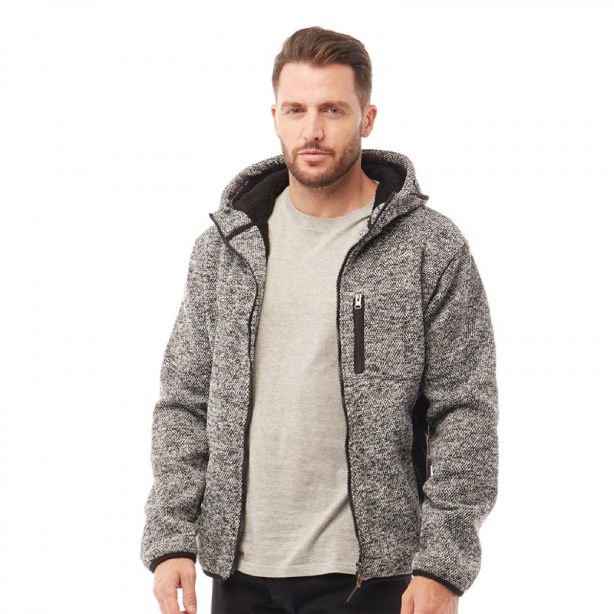 

Толстовка Onfire Zip Through Light Grey Grey, S (44)