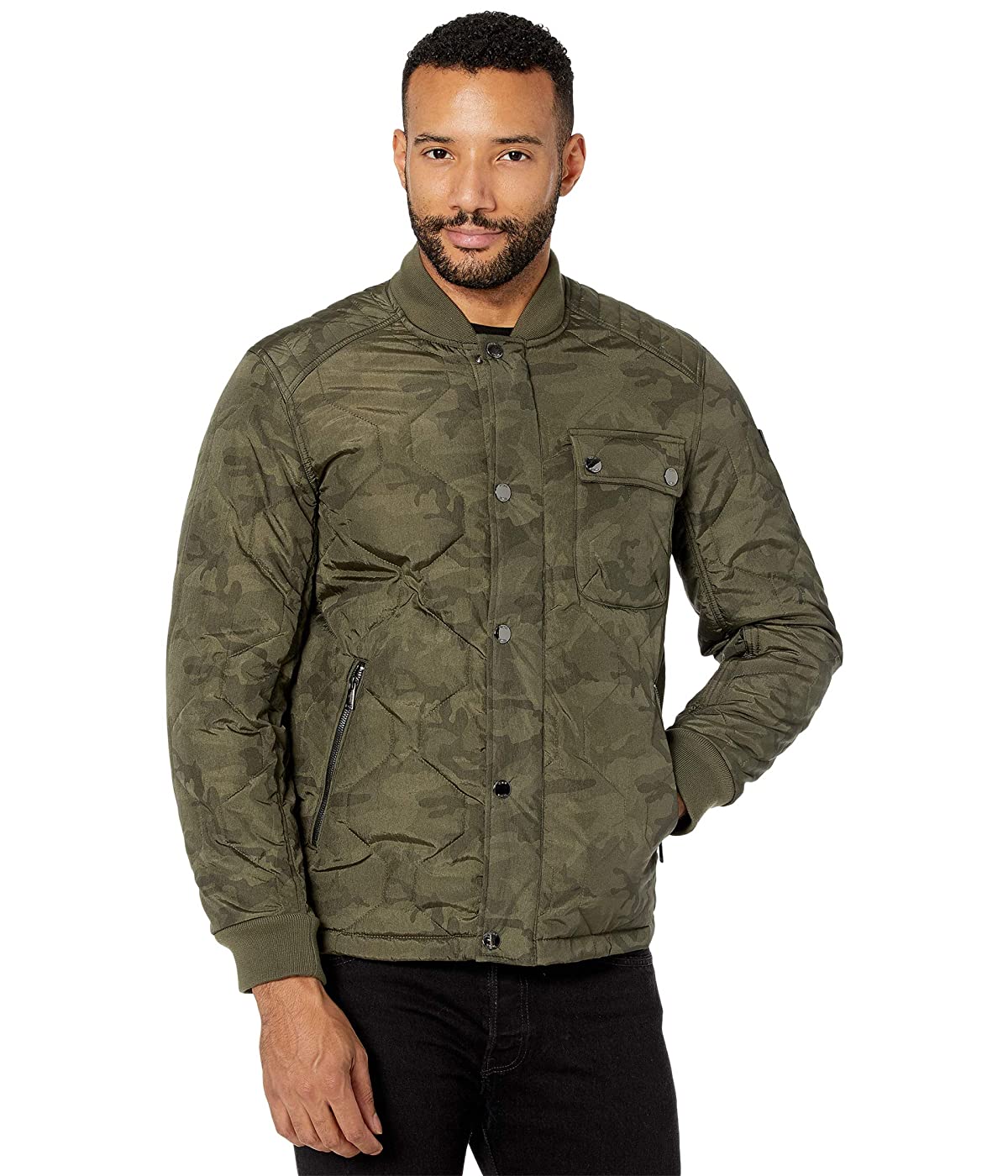 

Куртка Tumi Luxe Quilt Lightly Insulated Camo Jacket Olive Camo, M (46)