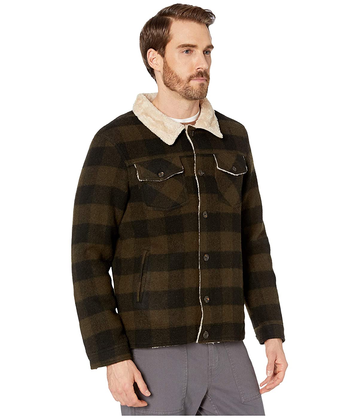 

Куртка The Normal Brand Buffalo Sherpa Collar Jacket Green, M (46)