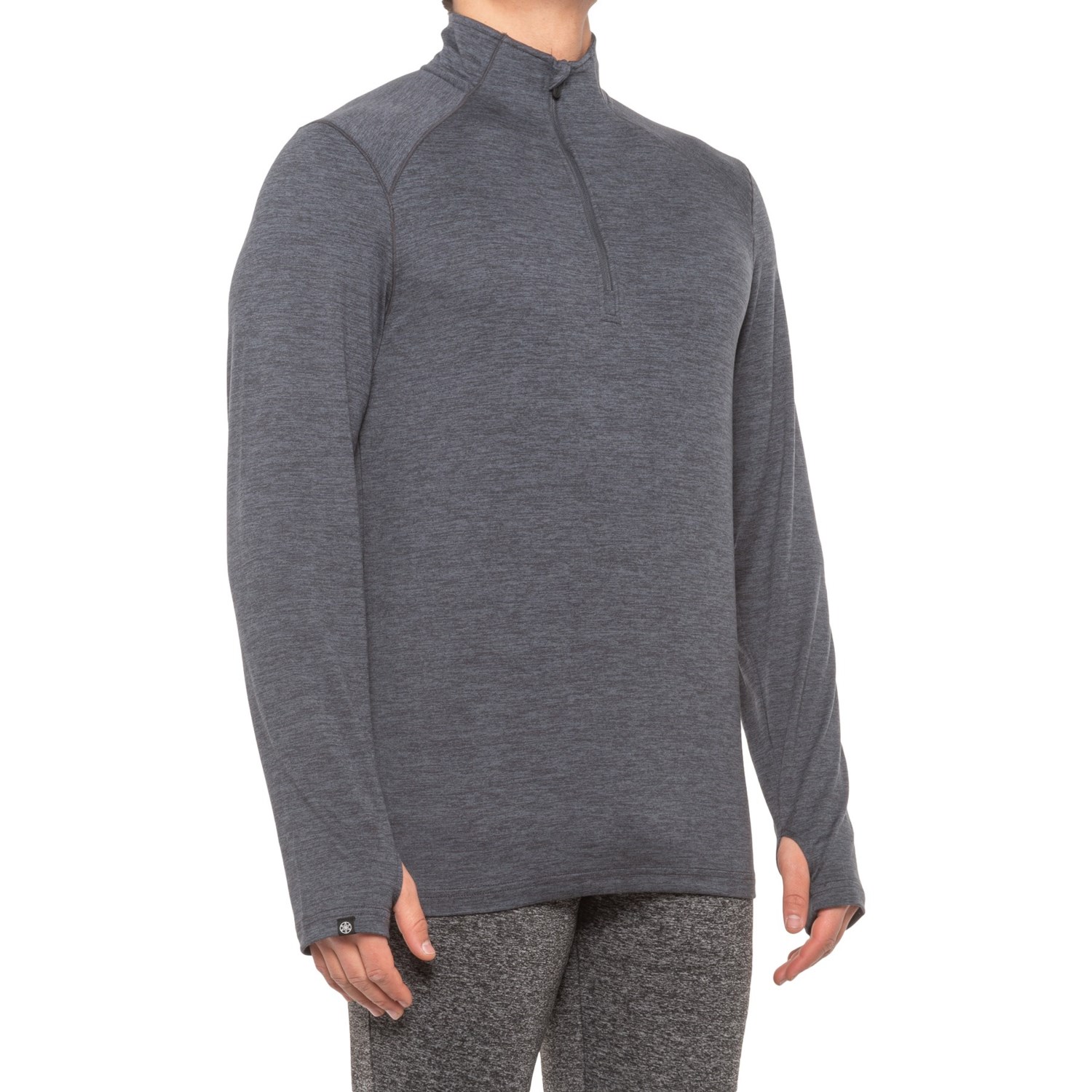 

Толстовка Gaiam Intent Shirt - Zip Neck, Ebony Heather, XXL (52)