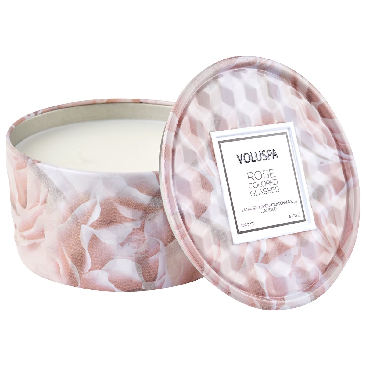 

Ароматическая свеча VOLUSPA Roses&Macarons Rose Colored Glasses 170g