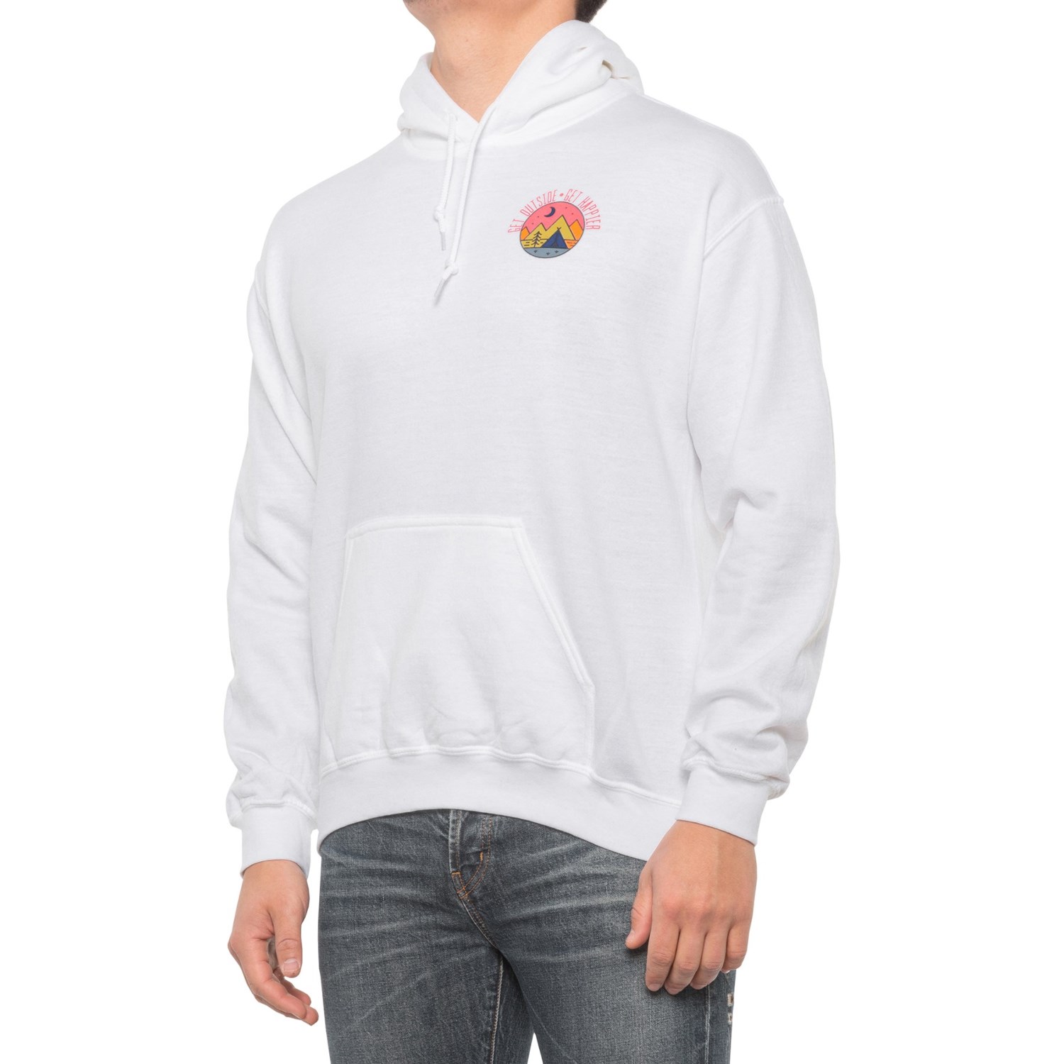 

Худи NEON RIOT Get Happier White, S (44)