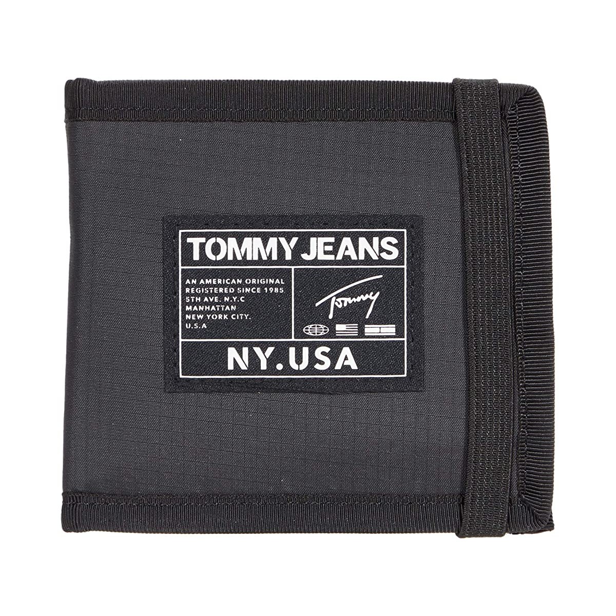 

Кошелек Tommy Hilfiger Tommy Mens Urban Tech Credit Card & Coin Pack Nylon Black, Универсальный