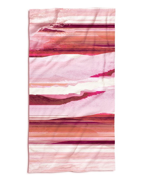 

Пляжное полотенце Essenza Mooa pink 100 х 180 см розовый