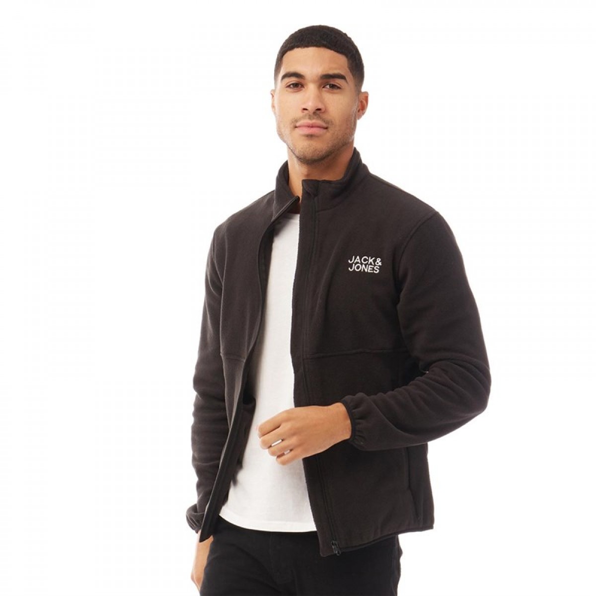 

Флисовая куртка JACK AND JONES Hype Black Black,  (46, Флисовая куртка JACK AND JONES Hype Black Black, M (46)