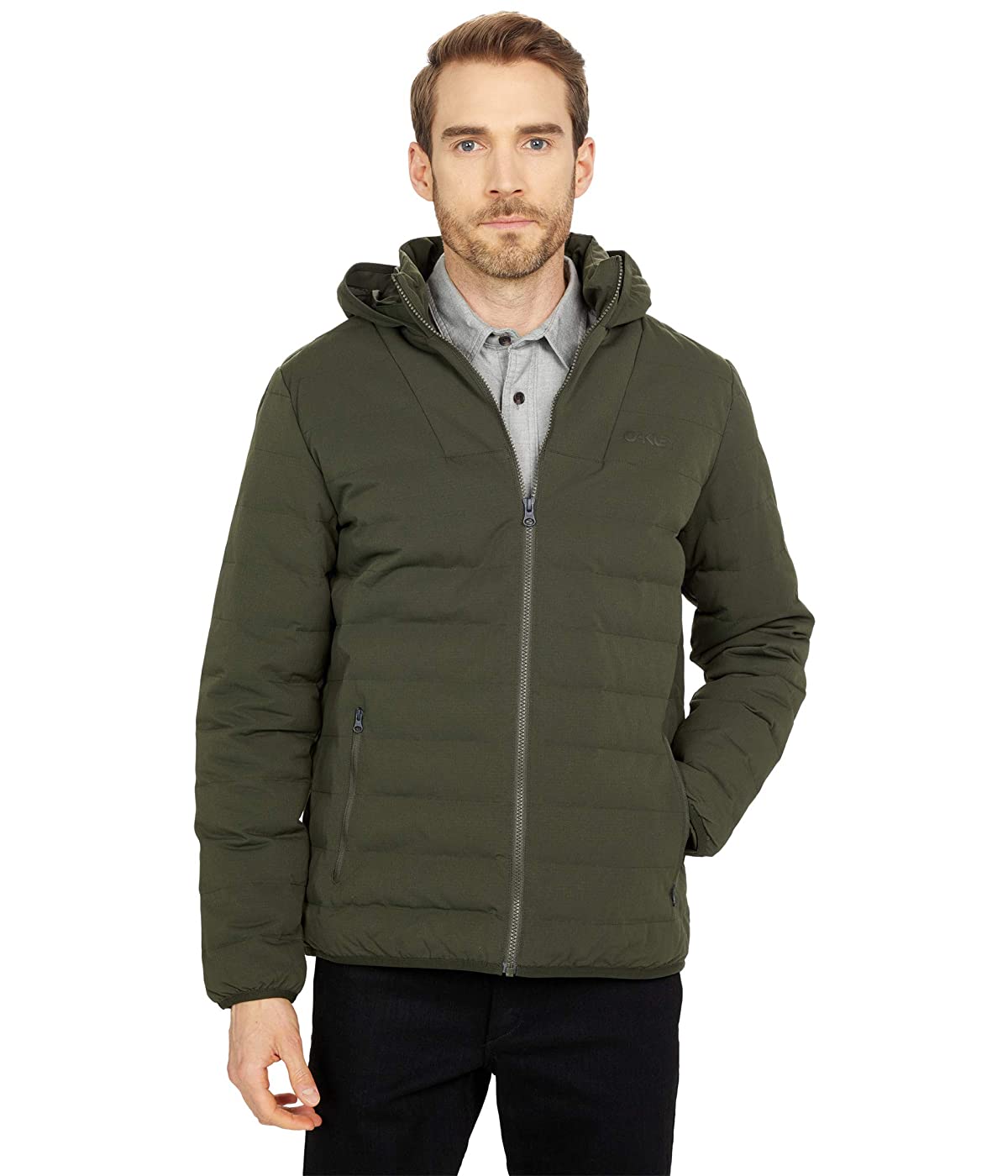 

Куртка Oakley Diversify Hooded Puffer Jacket New Dark Brush, XL (50)