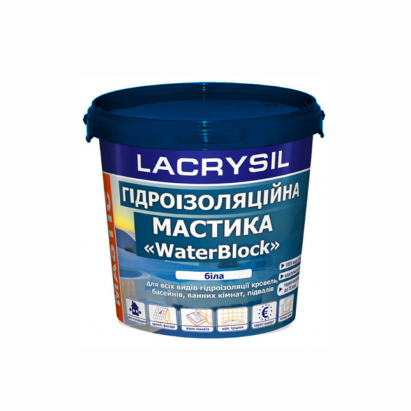 

Мастика гидроизоляционная Lacrysil "WaterBlock" 3кг