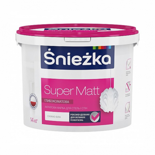 

Sniezka Super Matt белый 14кг