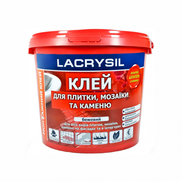 

Клей для плитки и мозаики Lacrysil 8кг