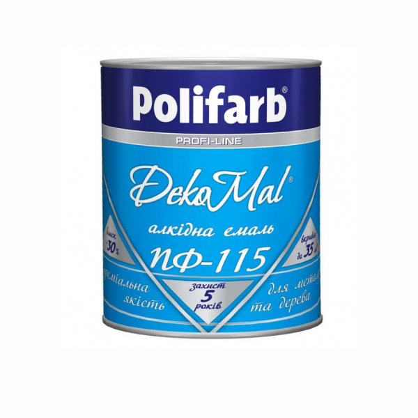 

Эмаль Polifarb ПФ-115 красно-коричневая 2,7кг