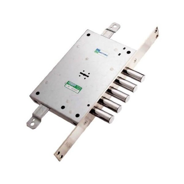 

Замок 5-ригилей под тяги Mottura 52783DM2856CR (без накладок)