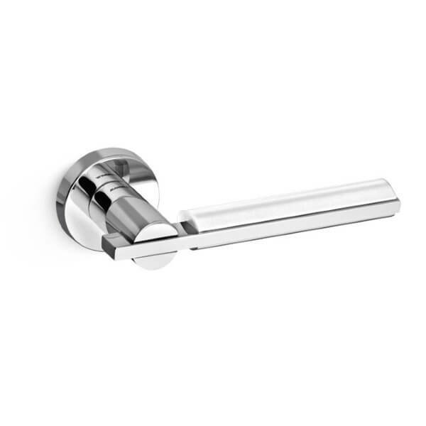 

Ручка Mandelli 3181 Demi хром/белый R кл (6478)
