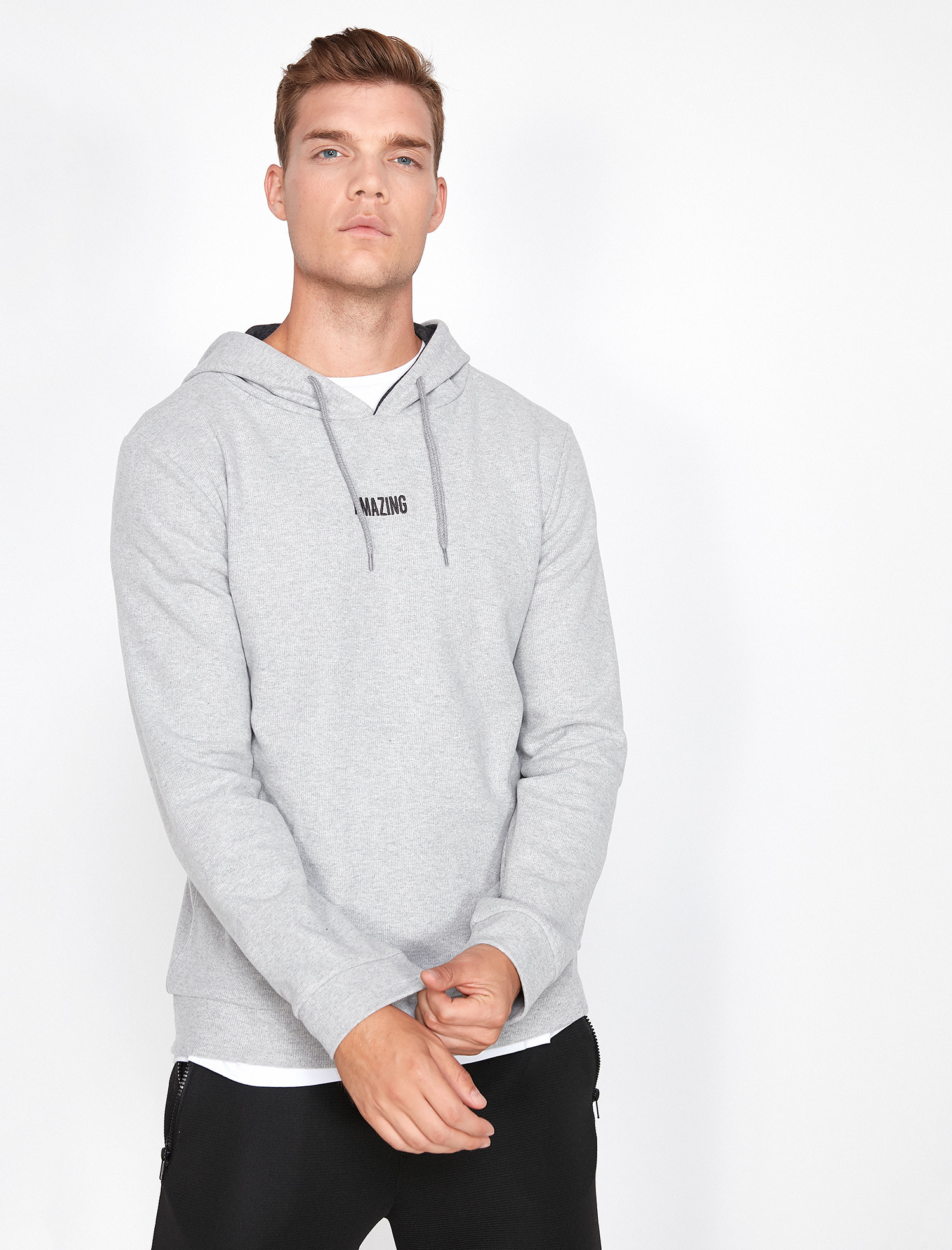 

Худи Koton 0KAM91030LK-023 M Grey