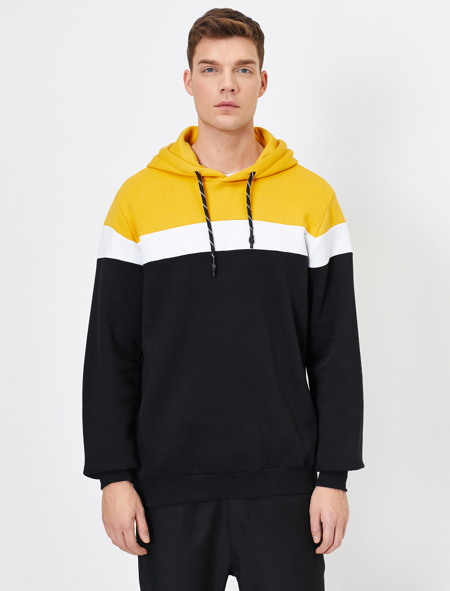 

Худи Koton 0YAM71305MK-67K XL Yellow Stripe