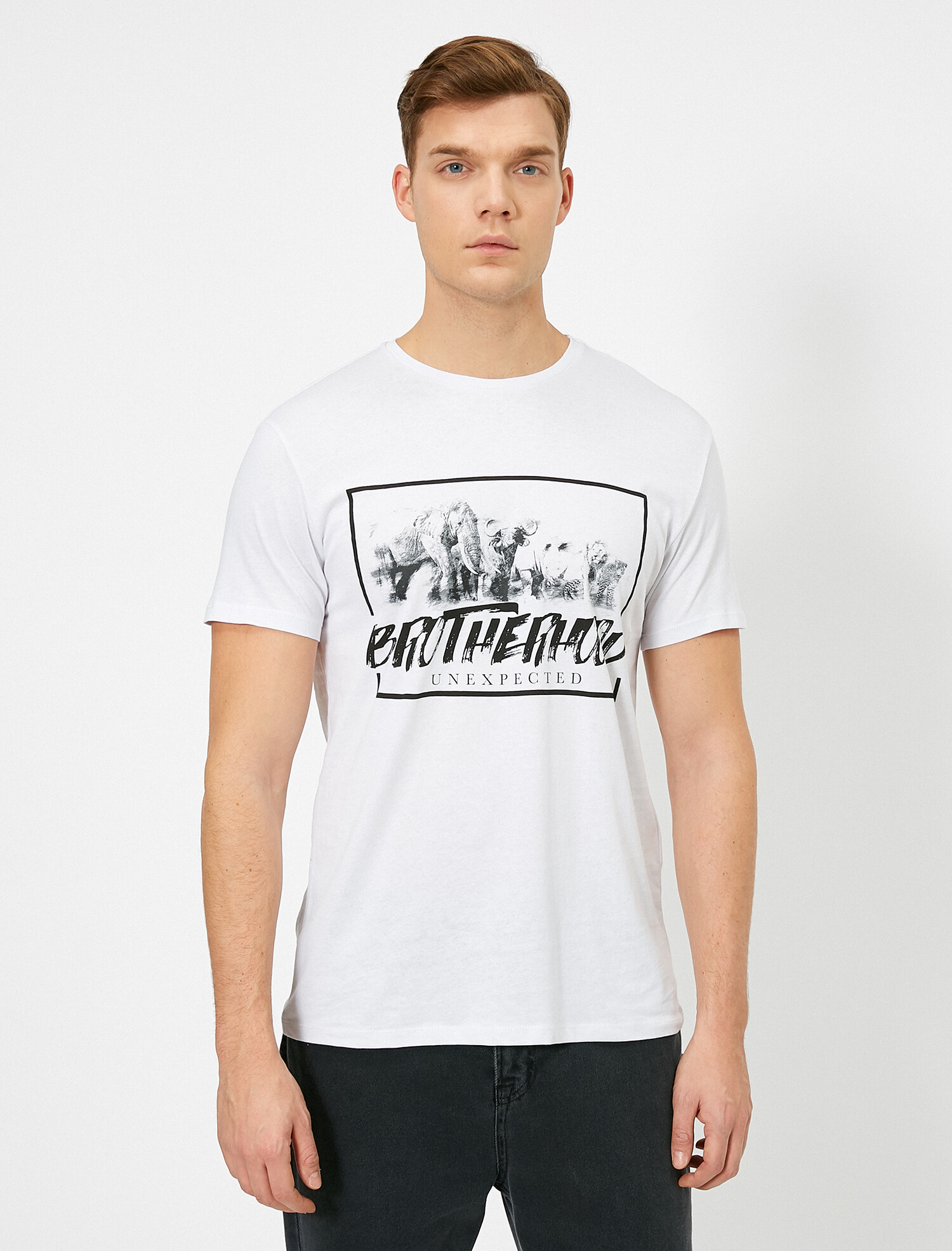

Футболка Koton 0YAM11774LK-000 S White