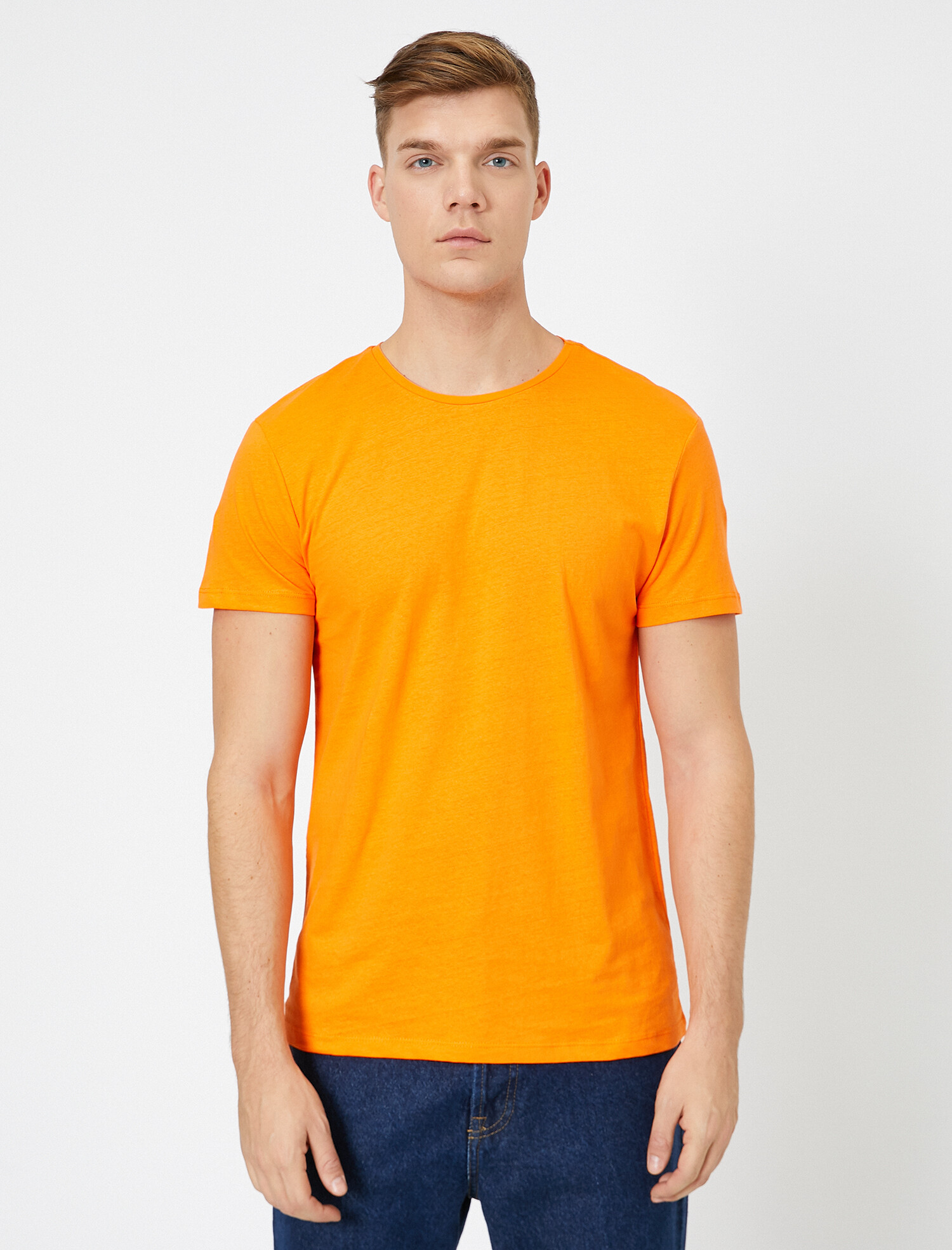 

Футболка Koton 0YAM12136LK-244 S Orange