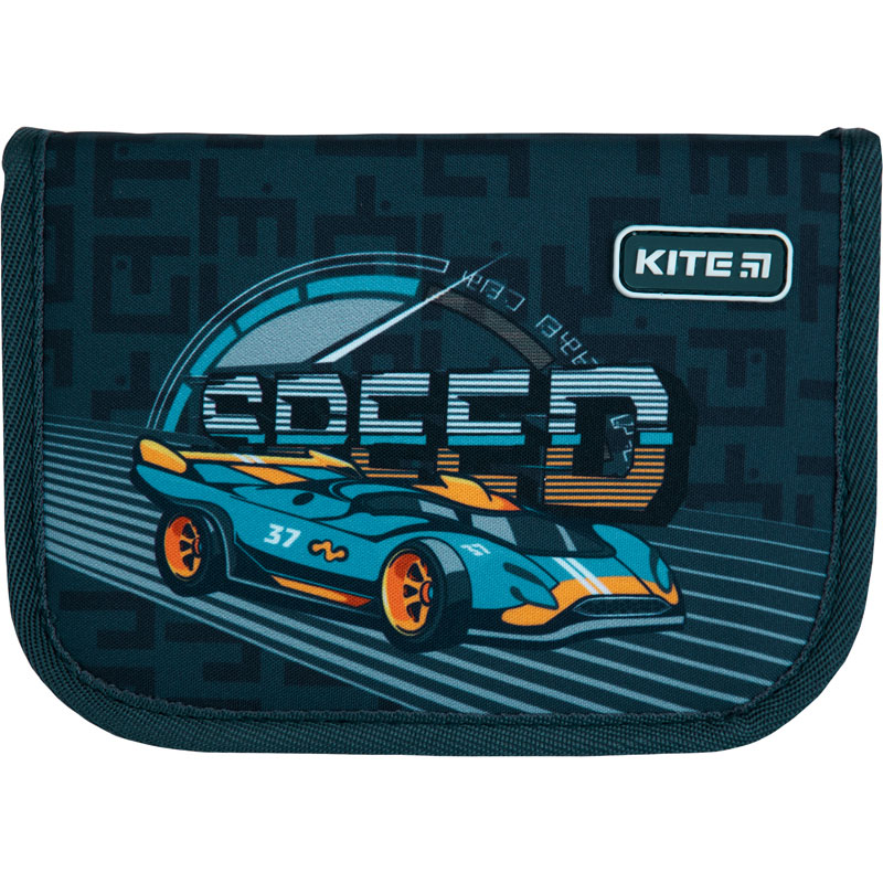 

Пенал-книжка Kite Speed 1 отделение 1 разворот Синий (47280)