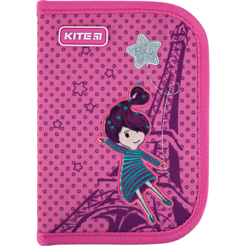 

Пенал-книжка Kite French Dreams 1 отделение 1 разворот Розовый (47281)