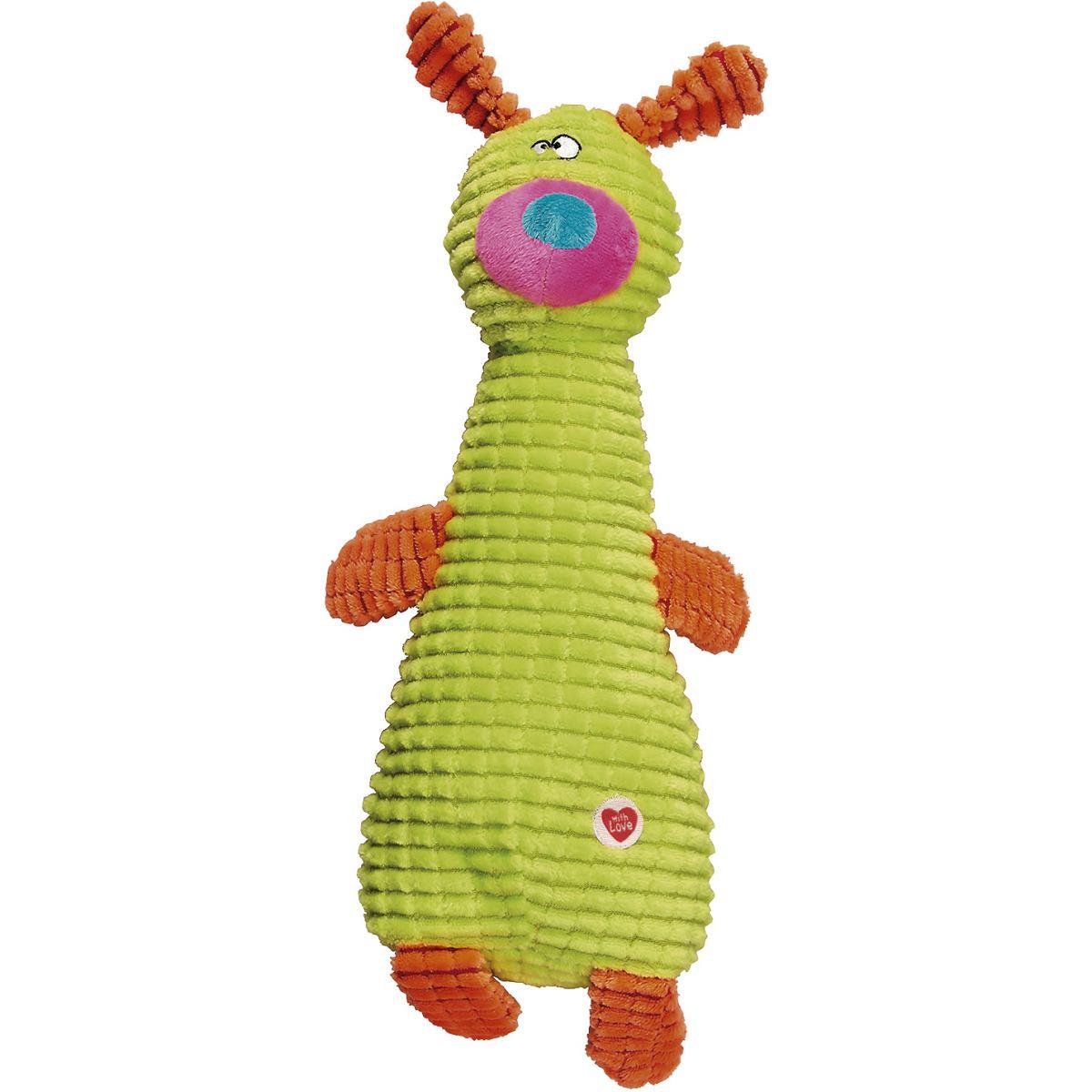 

Игрушка GimDog Зверушки FLUO FRIENDS для собак, 24,8 см, салатовый