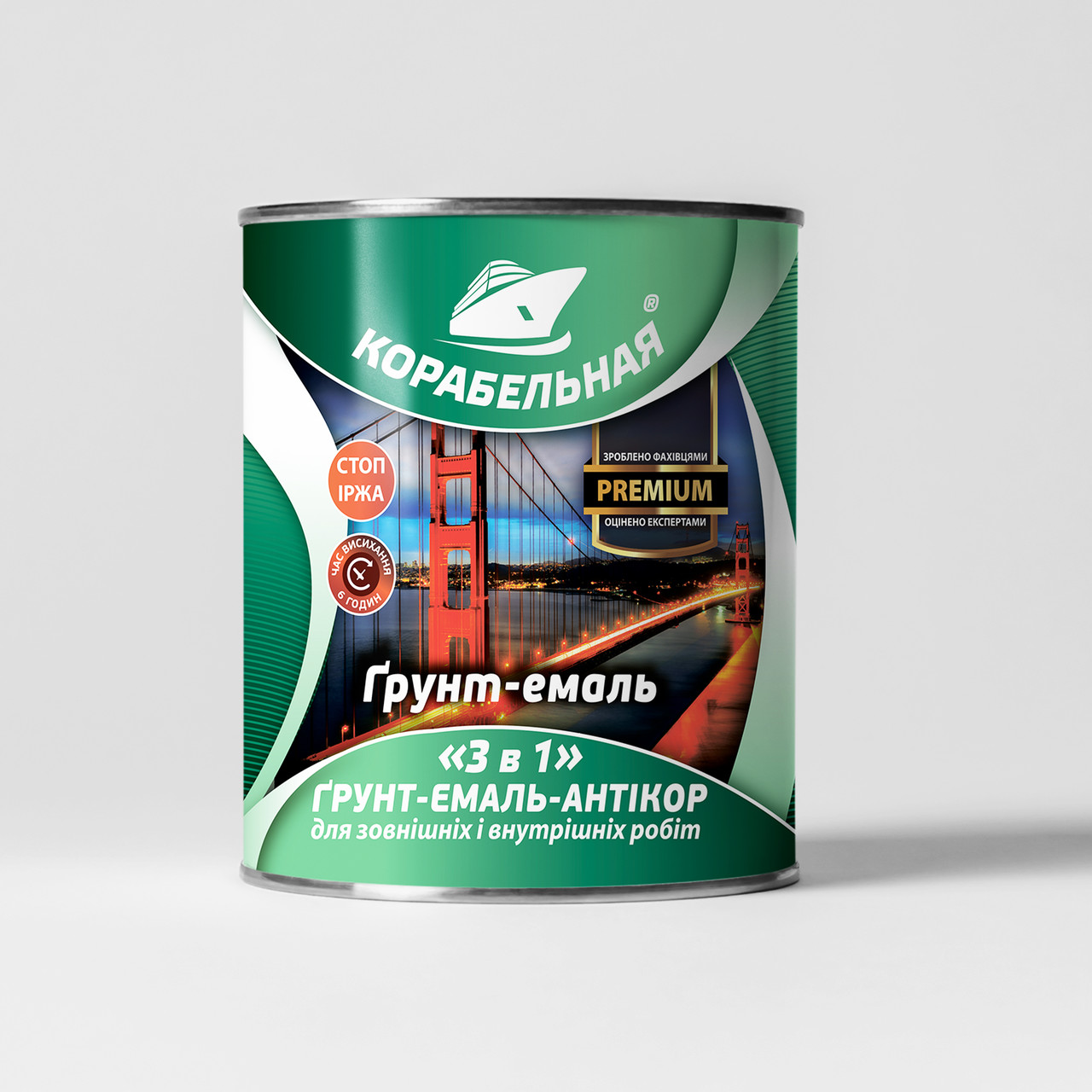

Грунт - емаль "3 в 1" "КОРАБЕЛЬНАЯ" чёрная (2,8кг)