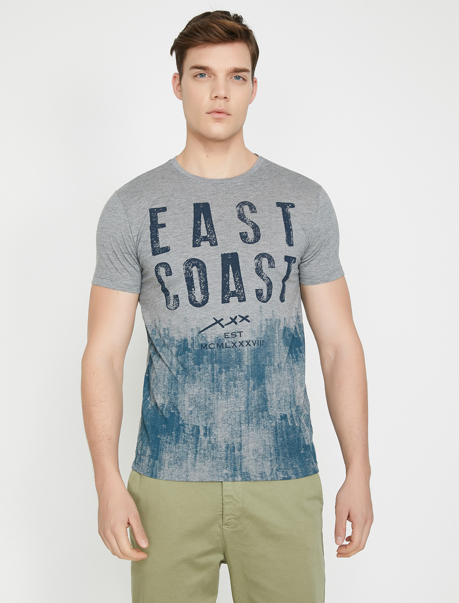 

Футболка Koton 9YAM11922CK-08A S Grey Design