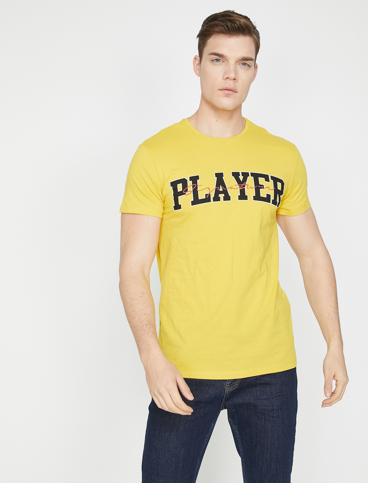 

Футболка Koton 9YAM11922LK-151 M Yellow