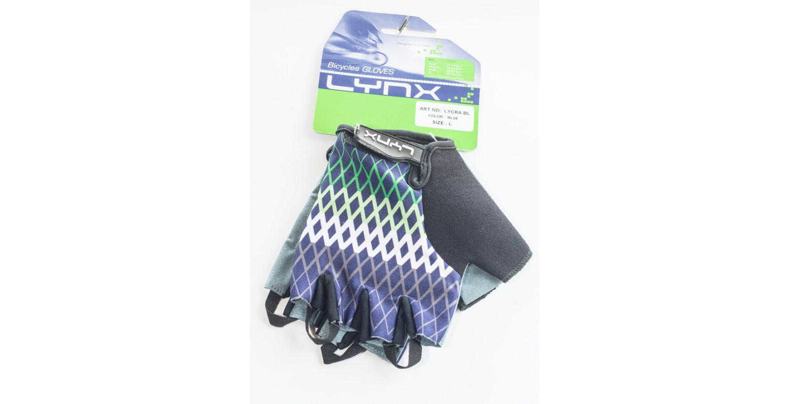 

Велоперчатки Lynx Lycra, Blue